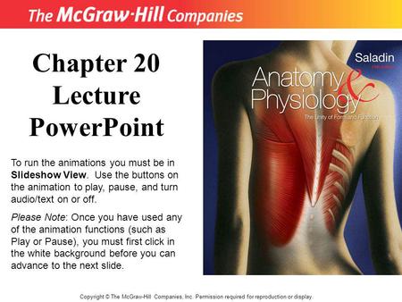 Chapter 20 Lecture PowerPoint