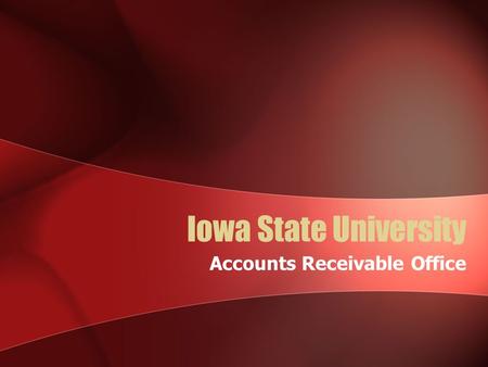 Accounts Receivable Office