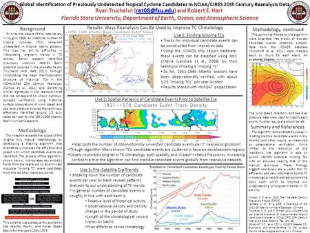 Ryan Truchelut and Robert E. Hart Florida State University, Department of Earth, Ocean, and Atmospheric Science Florida State.