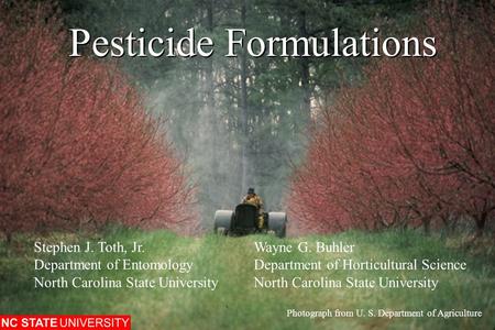 Pesticide Formulations