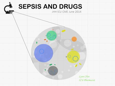 SEPSIS and DRUGS JHH ICU CME June 2014 Lynn Choo ICU Pharmacist.