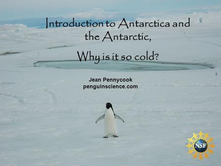 Introduction to Antarctica and the Antarctic,