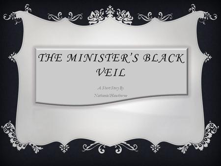 The Minister’s Black Veil