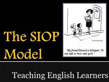 Teaching English Learners