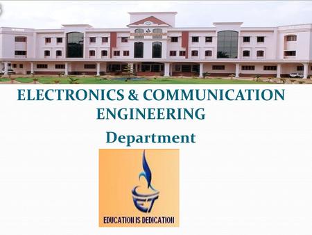 ELECTRONICS & COMMUNICATION ENGINEERING Department.