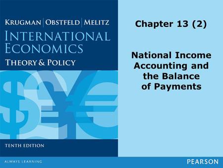 National Income Accounting and the Balance of Payments