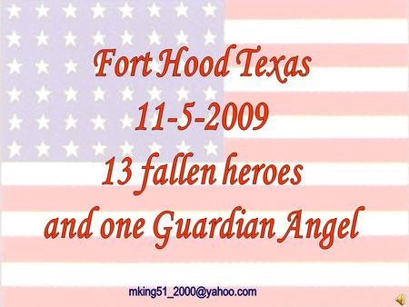 Capt. John Gaffaney Arrived at Fort Hood the day before the shooting to prepare for a deployment to Iraq.