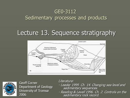 GE Sedimentary processes and products