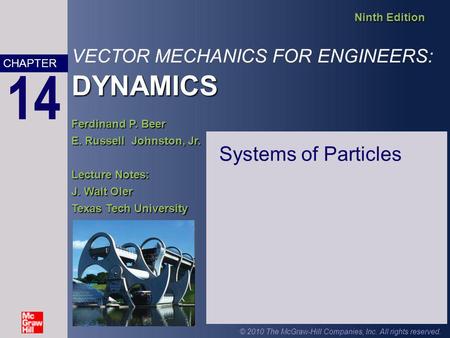 Systems of Particles.