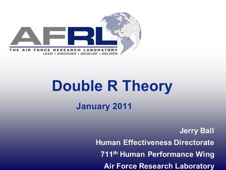 Double R Theory January 2011