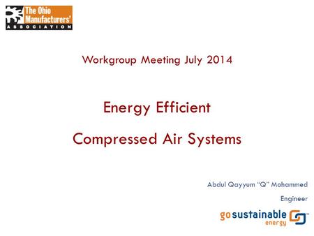 Compressed Air Systems