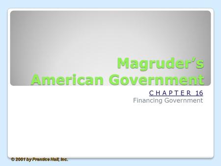 Magruder’s American Government