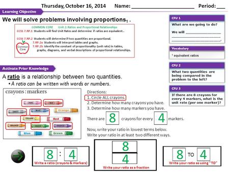 Thursday, October 16, 2014 Name: ______________________   Period: ___