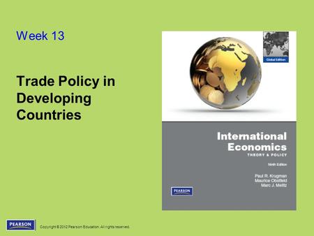 Trade Policy in Developing Countries