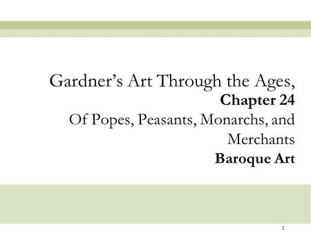 Gardner’s Art Through the Ages,