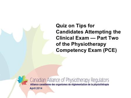 Canadian Alliance of Physiotherapy Regulators