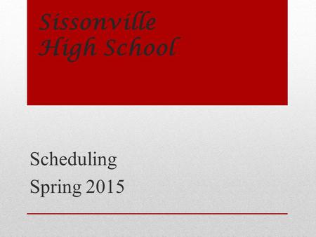 Sissonville High School