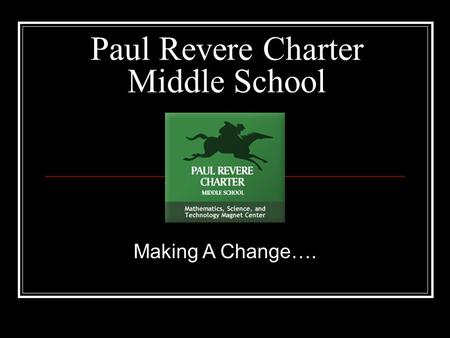 Paul Revere Charter Middle School