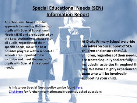 Special Educational Needs (SEN) Information Report