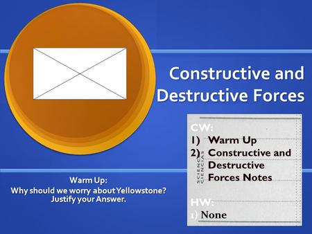 Constructive and Destructive Forces