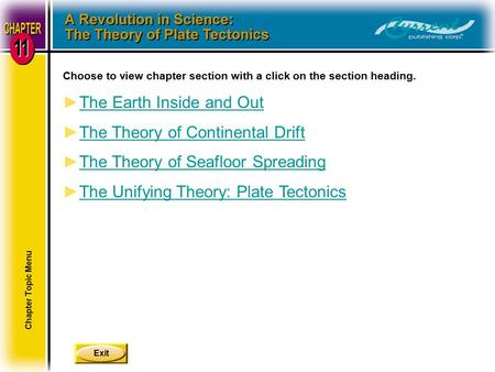 The Earth Inside and Out The Theory of Continental Drift