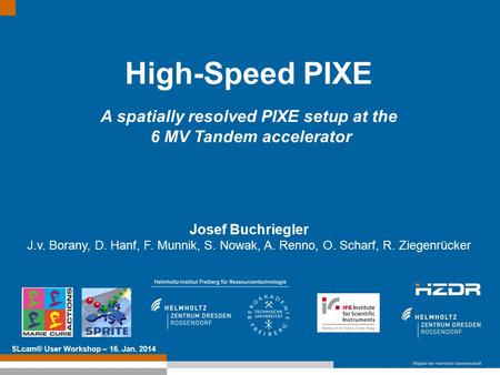 High-Speed PIXE A spatially resolved PIXE setup at the