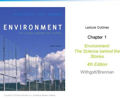 Environment: The Science behind the Stories