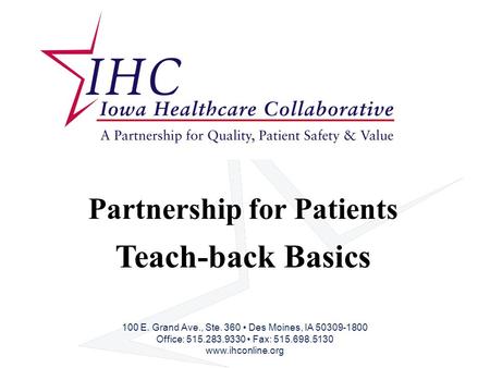 Partnership for Patients