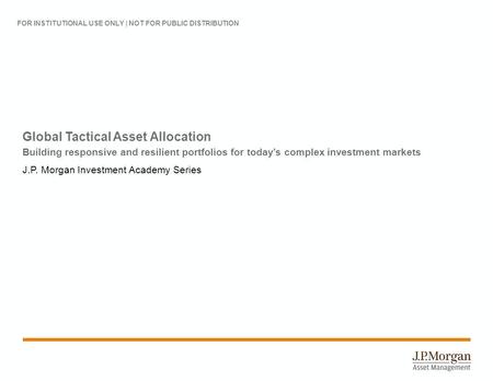 A history of asset allocation