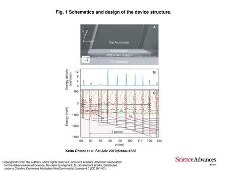 Fig. 1 Schematics and design of the device structure.