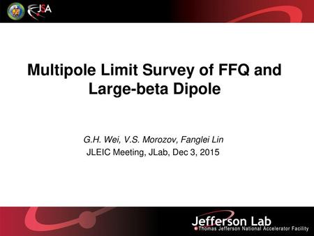 Multipole Limit Survey of FFQ and Large-beta Dipole