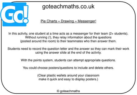 Pie Charts – Drawing – Messenger!