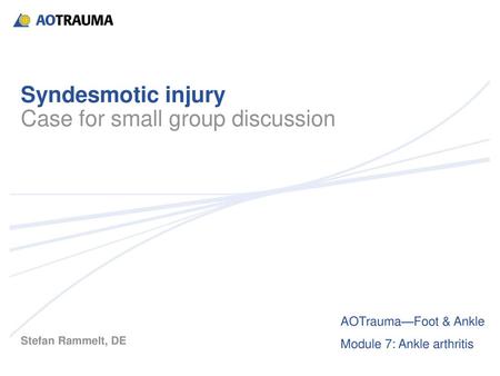 Case for small group discussion