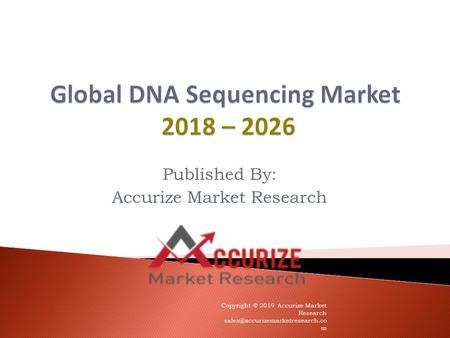 Global DNA Sequencing Market