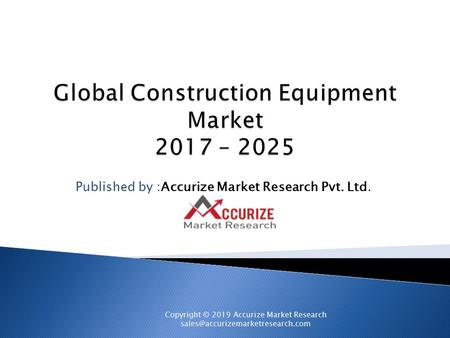 Published by :Accurize Market Research Pvt. Ltd. Copyright © 2019 Accurize Market Research