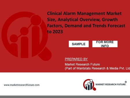 Clinical Alarm Management Market Size, Analytical Overview, Growth Factors, Demand and Trends Forecast to 2023 PREPARED BY Market Research Future (Part.