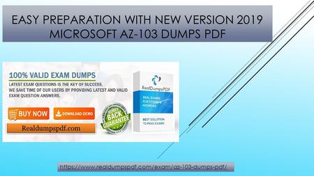 EASY PREPARATION WITH NEW VERSION 2019 MICROSOFT AZ-103 DUMPS PDF