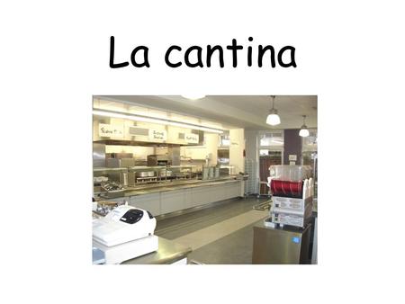 La cantina. Can you work out what these items of food and drink are? 1.un bocadillo de jamón 2.un agua mineral 3.un zumo de naranja 4.espaguetis 5.una.