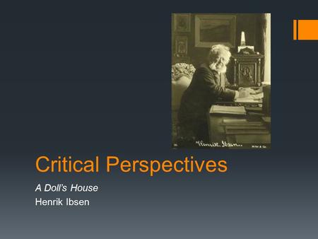 Critical Perspectives