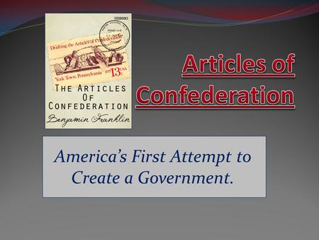 Articles of Confederation