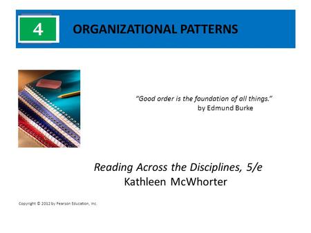 ORGANIZATIONAL PATTERNS