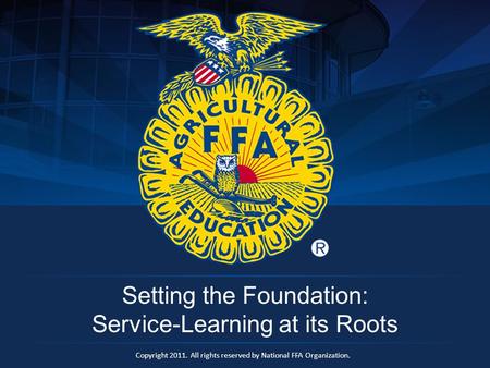 Setting the Foundation: Service-Learning at its Roots