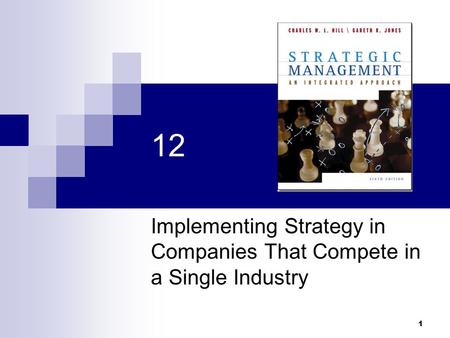 Implementing Strategy in Companies That Compete in a Single Industry