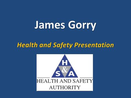 James Gorry. Understanding The Consequences The Day It All Changed This was Saturday 15th October, I was working on a roofing repair job in Dublin for.