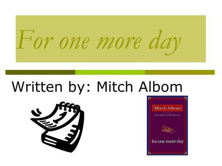 Written by: Mitch Albom