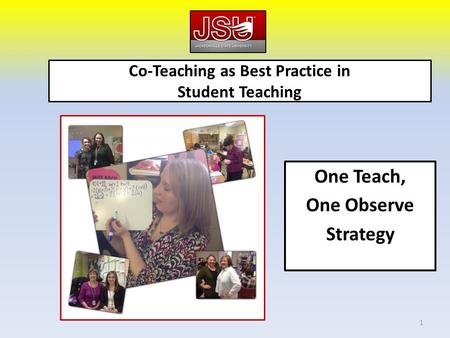 Co-Teaching as Best Practice in Student Teaching