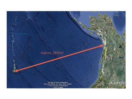 Approx. 2850mi. Migratory Movements of Individual Humpback Whales and their Navigational Mechanisms Migratory Paths taken by whales can give insight to.