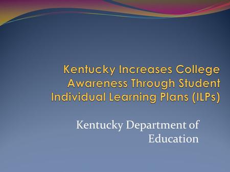 Kentucky Department of Education