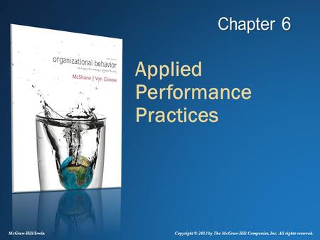 Applied Performance Practices