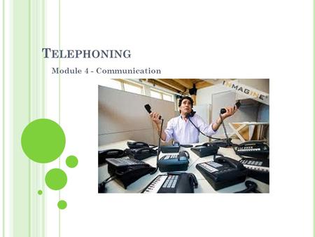 Module 4 - Communication